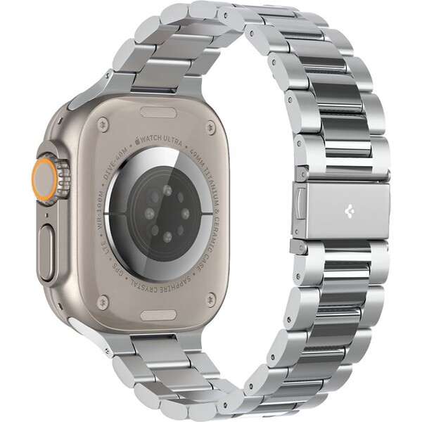 Spigen-Modern-Fit-316L-reminek-Apple-Watch-49-45-44-42mm-stribrny
