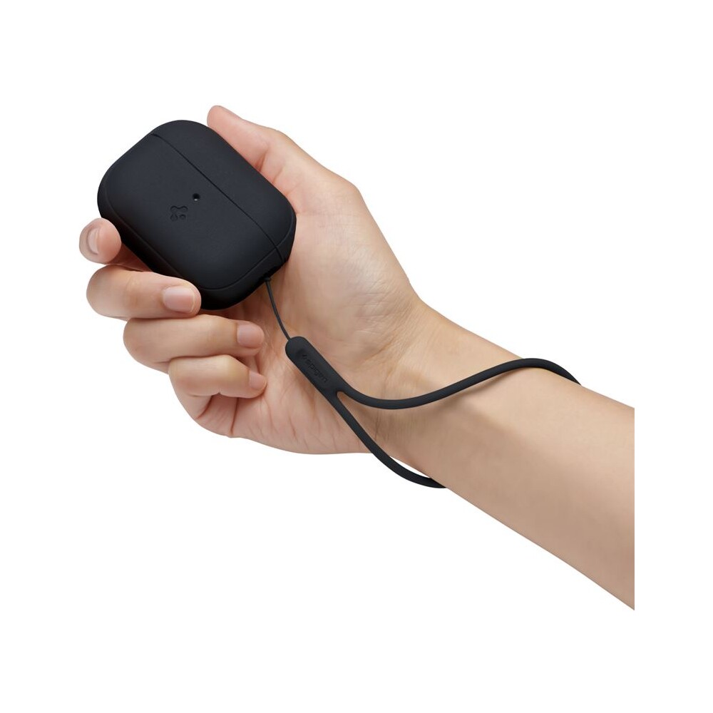Spigen-Silicone-Fit-pouzdro-s-poutkem-Apple-AirPods-Pro-2nd-Gen-cerne