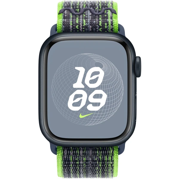 Apple Watch 41/40/38mm jasně zelený / modrý provlékací sportovní řemínek Nike - Řemínky - Obrázek E7H5000701