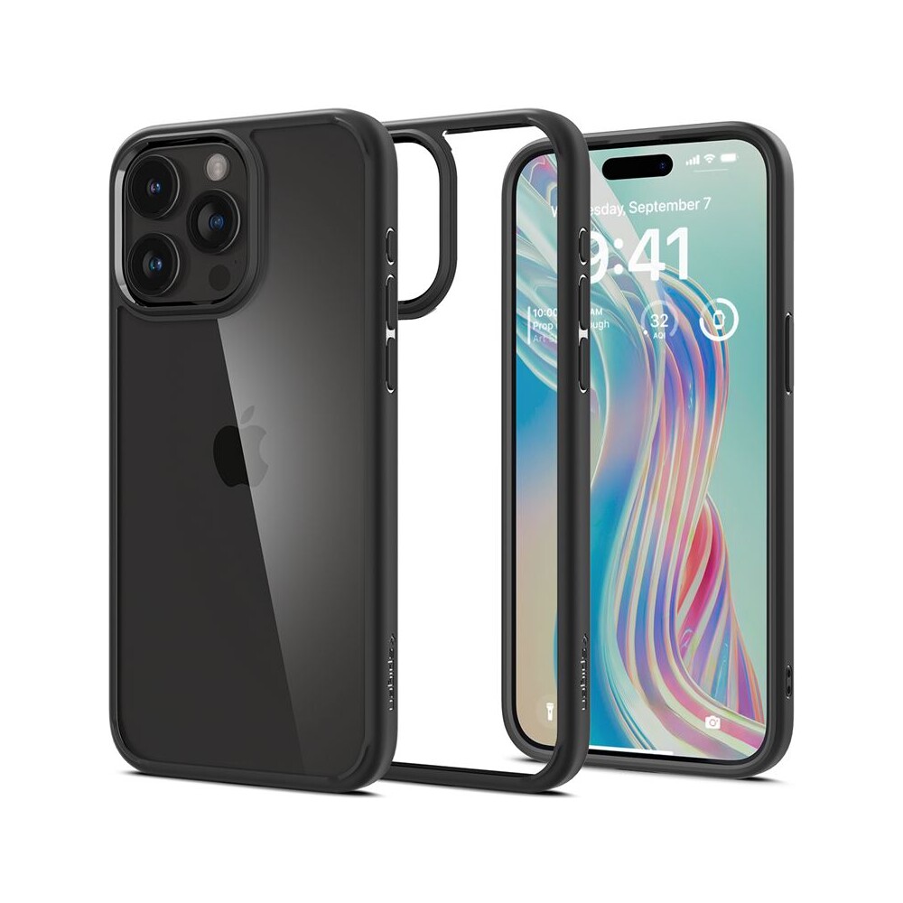 Spigen-Crystal-Hybrid-kryt-iPhone-15-Pro-matne-cerny