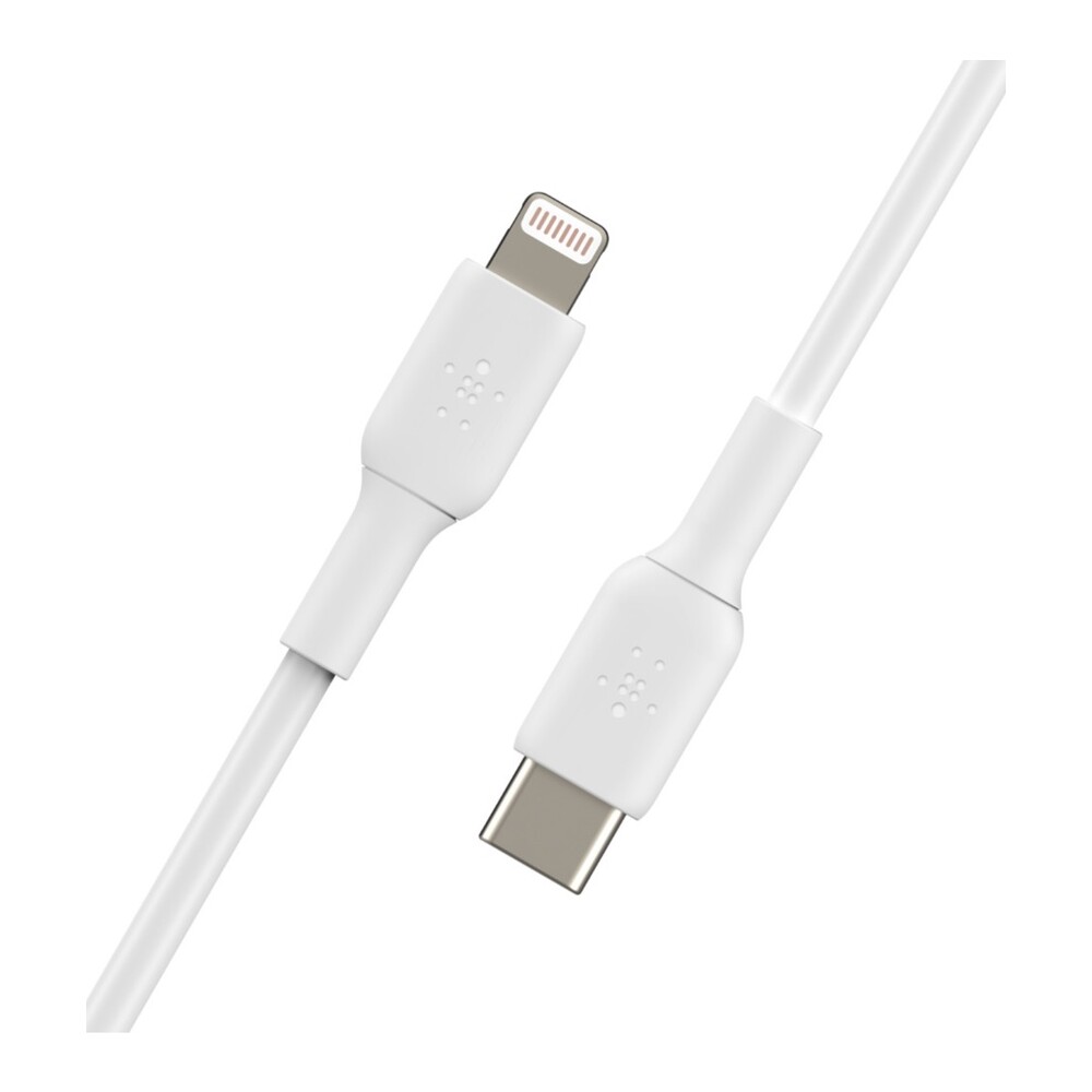 Belkin-BOOST-Charge-USB-C-Lightning-napajeci-kabel-1m-bily