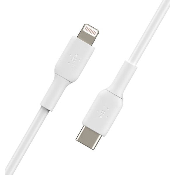 Belkin-BOOST-Charge-USB-C-Lightning-napajeci-kabel-1m-bily