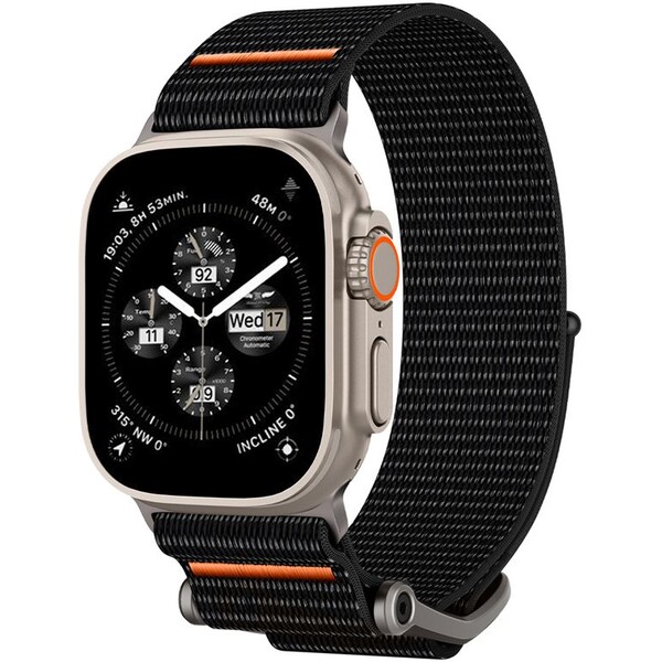 Spigen-DuraPro-Flex-Ultra-reminek-Apple-Watch-49-46-45-44-42mm-cerny