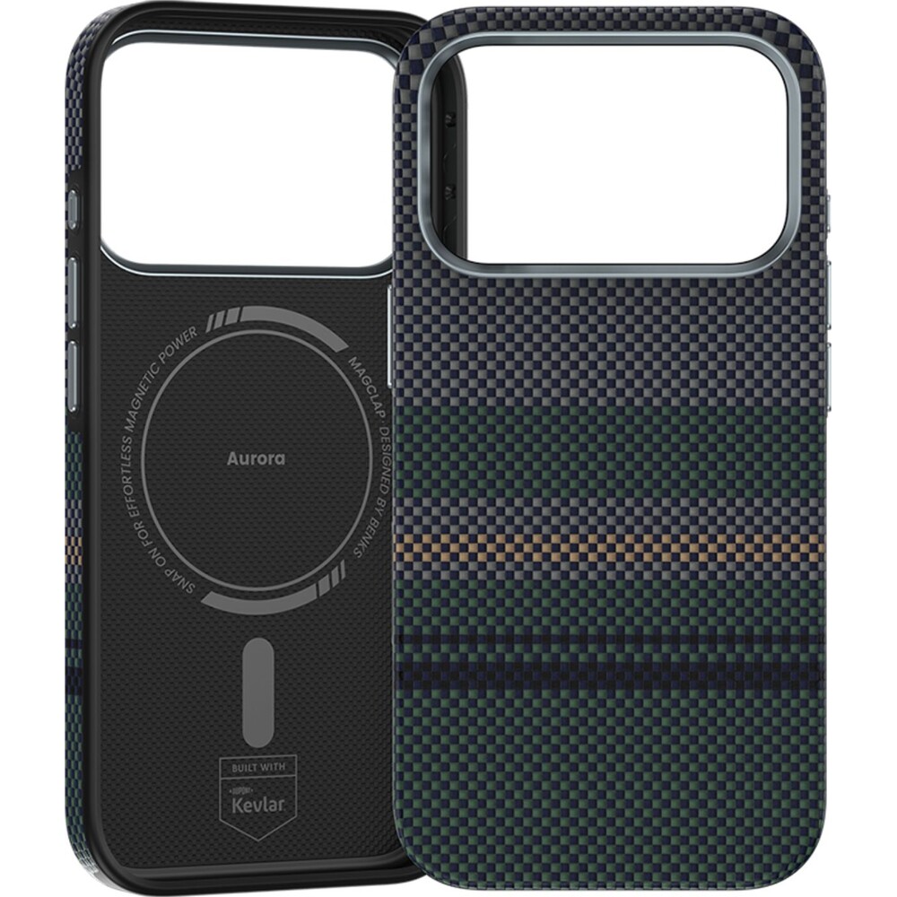 Benks-ArmorPro-600D-Kevlar-MagSafe-kryt-iPhon-17-Pro-Max-Aurora