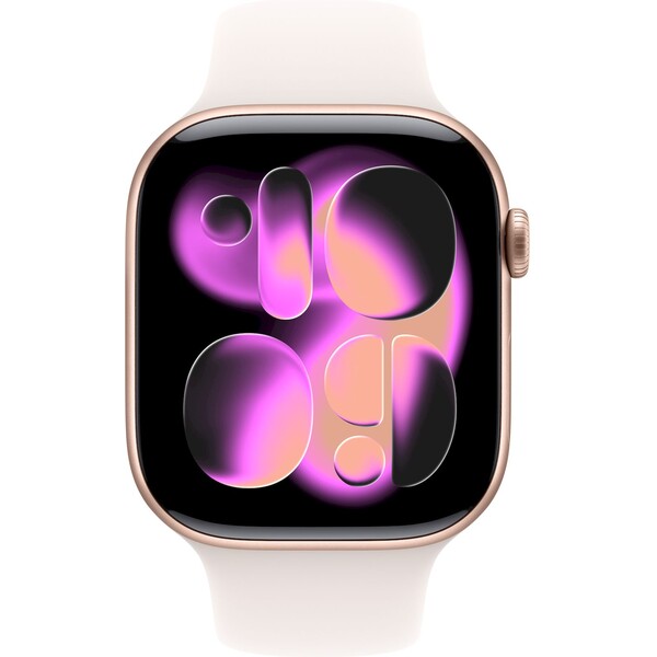 Apple-Watch-Series-11-Cellular-46mm-Ruzove-zlaty-hlinik-se-svetle-rumenym-sportovnim-reminkem-S-M