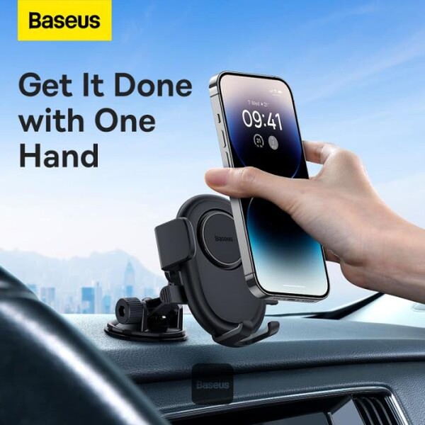 Baseus-UltraControl-Lite-Series-drzak-do-auta-s-prisavkou-cerny