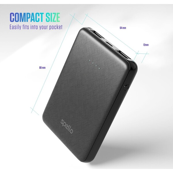 Spello-Pocket-powerbanka-10W-5000mAh-cerna