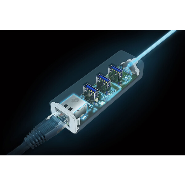 TP-Link-UE330-USB-3-0-HUB-adapter-USB-3-0-na-Ethernet-bily