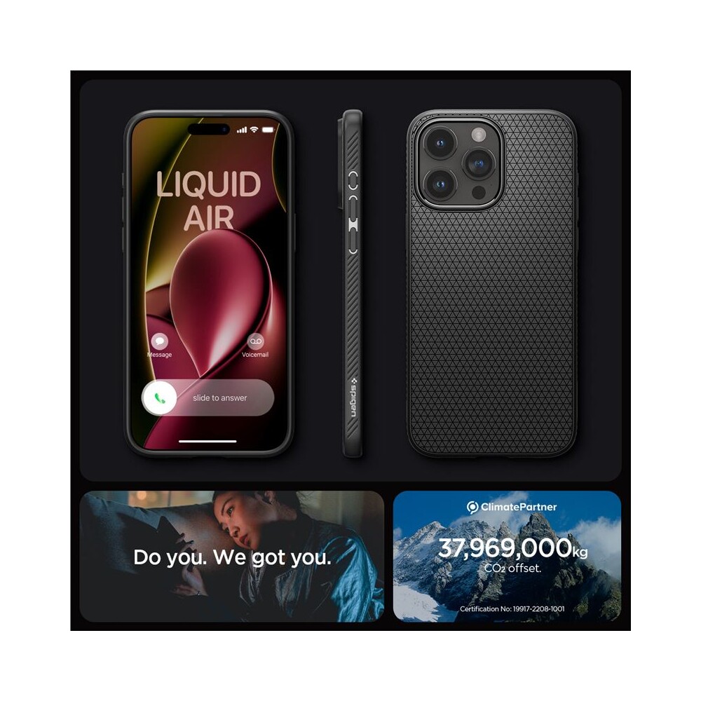 Spigen-Liquid-Air-kryt-iPhone-15-Pro-matne-cerny