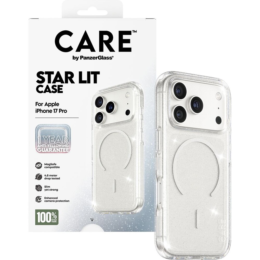 PanzerGlass-CARE-Star-Lit-kryt-s-MagSafe-Apple-iPhone-17-Pro-trpytivy-bily