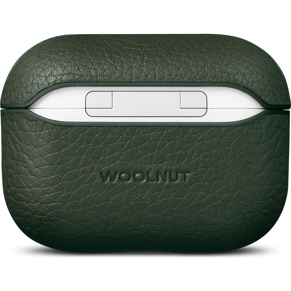 Woolnut-Leather-kozene-pouzdro-pro-AirPods-Pro-3-generace-tmave-zelene