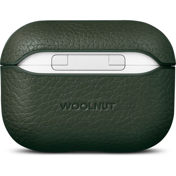 Woolnut-Leather-kozene-pouzdro-pro-AirPods-Pro-3-generace-tmave-zelene
