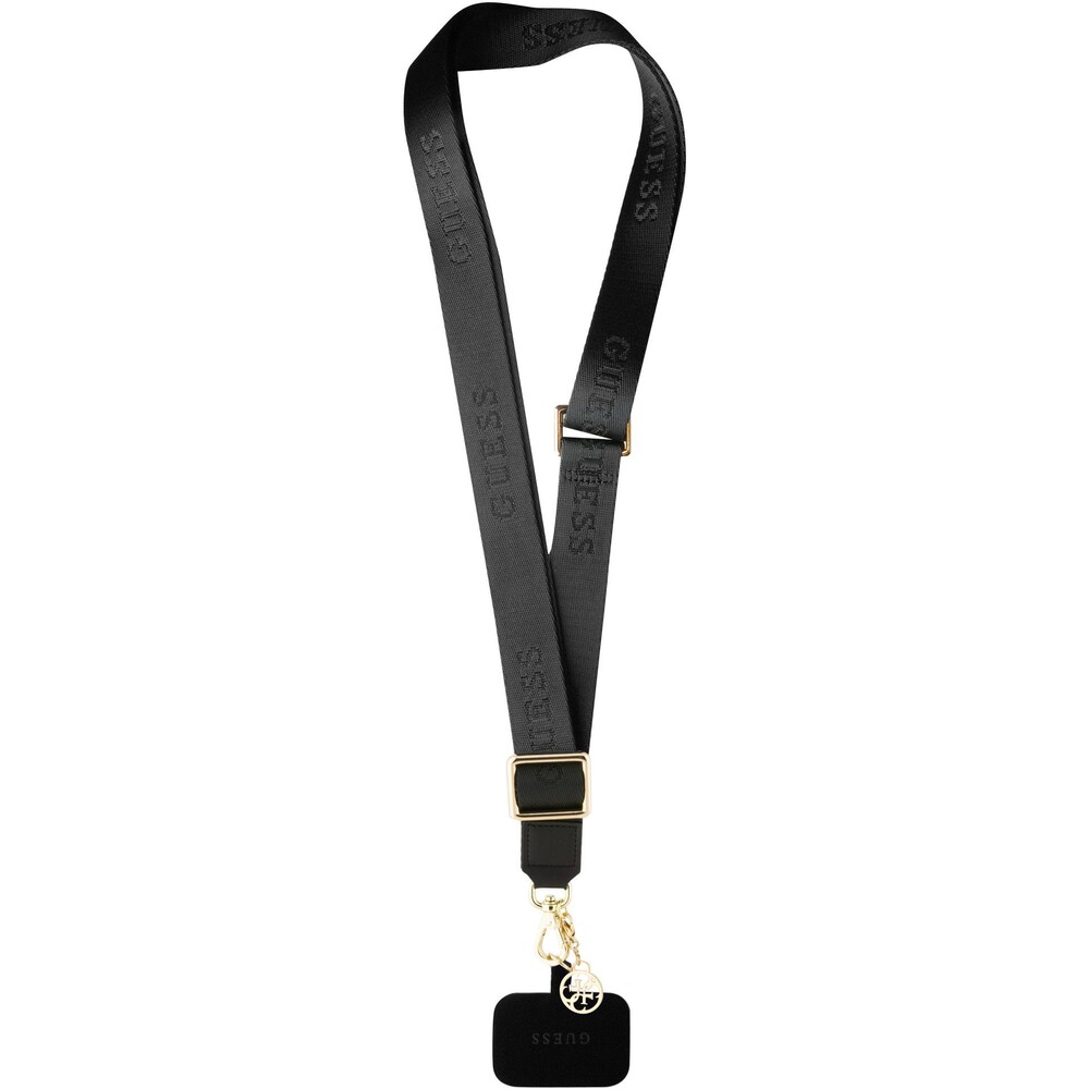 Guess-Crossbody-popruh-Nylon-4G-Charm-cerny
