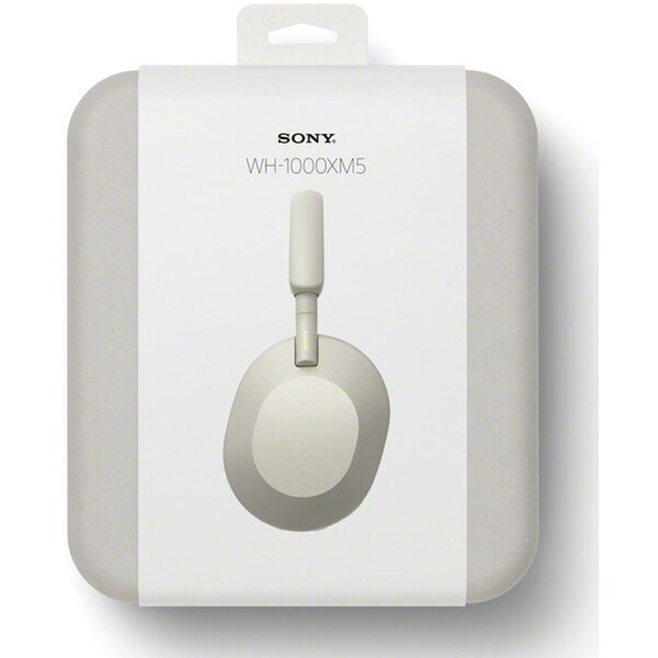 Sony-WH-1000XM5-bezdratova-sluchatka-stribrna