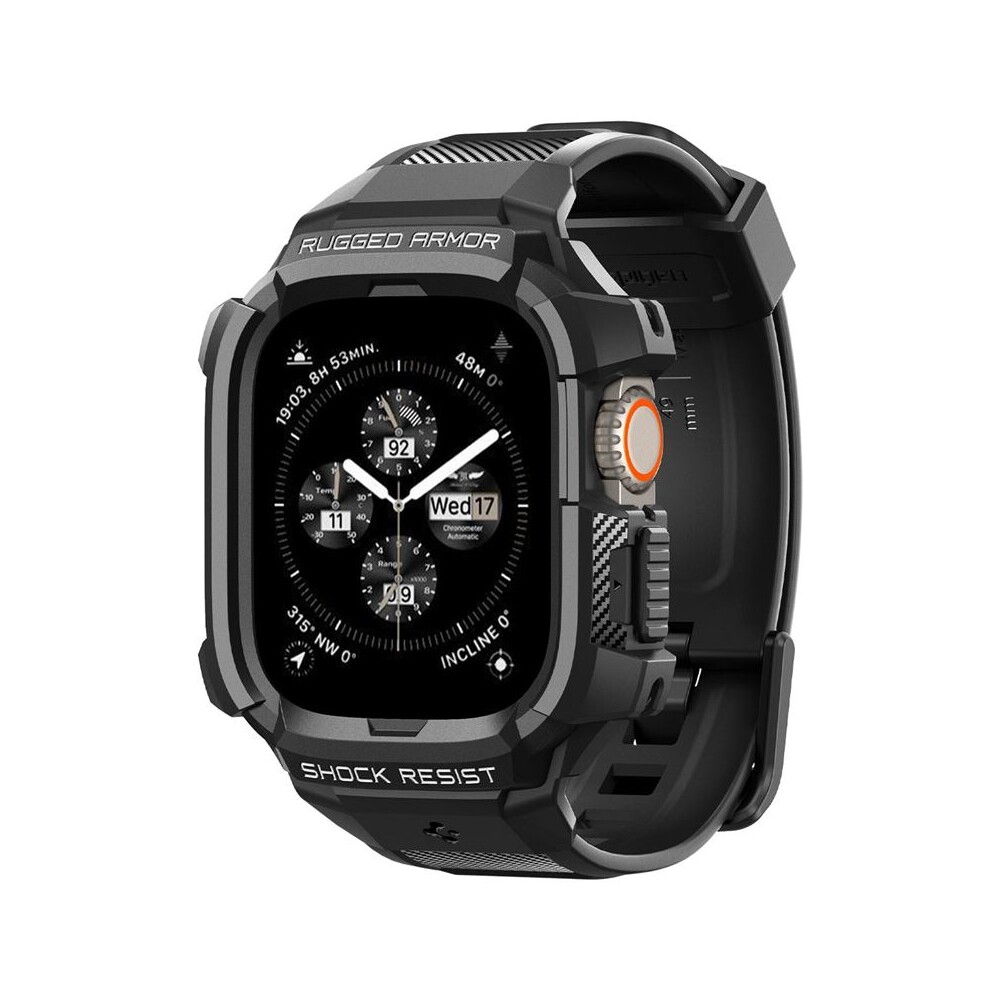 Spigen-Rugged-Armor-Pro-reminek-s-pouzdrem-Apple-Watch-Ultra-3-2-1-49mm-cerny