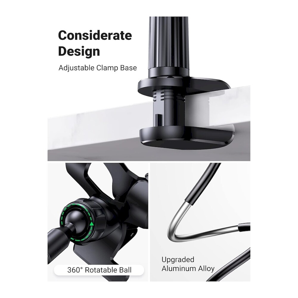 UGREEN-Flexible-Long-Arm-univerzalni-drzak-s-dlouhym-ramenem-cerny