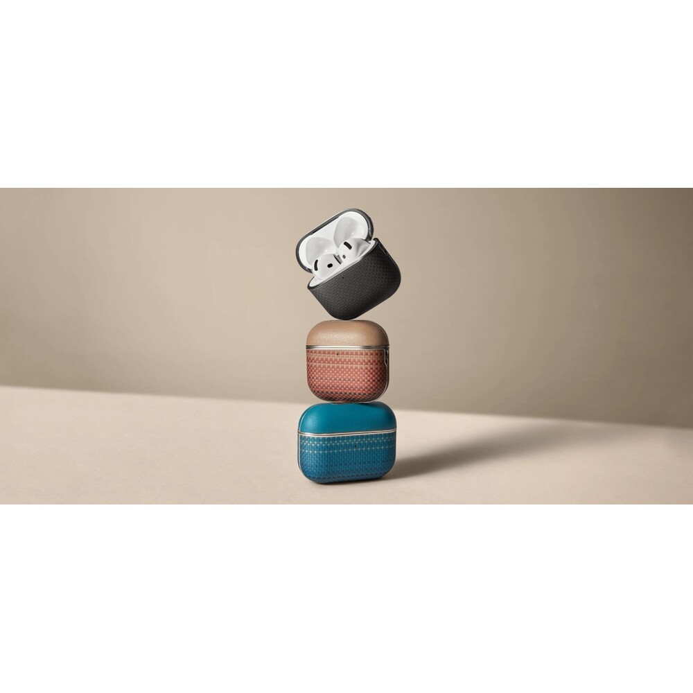 Pitaka-Aramid-Fiber-pouzdro-Apple-AirPods-4-sunset