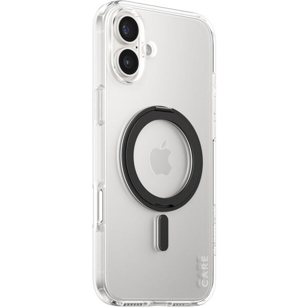 PanzerGlass-CARE-kryt-Apple-iPhone-16-Plus-MagSafe-KickStand-ciry-cerny