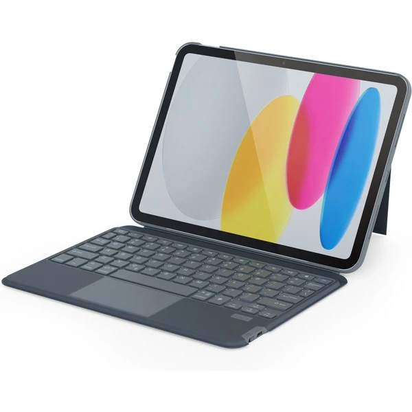 iWant pouzdro s podsvícenou klávesnicí pro Apple iPad 10,2" (čeština) šedé - Pouzdra s klávesnicí - Obrázek F3U2000O01