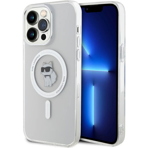 Karl Lagerfeld IML Choupette MagSafe Kryt iPhone 15 Pro Max čirý - Pouzdra - Hlavní obrázek