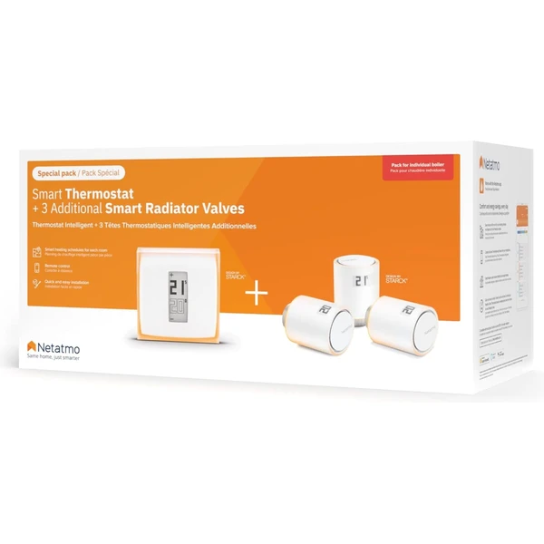 Thermostat Pack Valvulas Netatmo Netatmo Starter Pack Netatmo