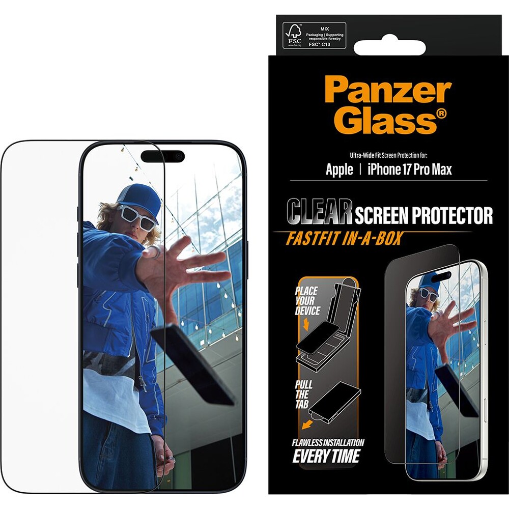 PanzerGlass-Ultra-Wide-Fit-sklo-Apple-iPhone-17-Pro-Max-s-bezprasnym-aplikacnim-boxem