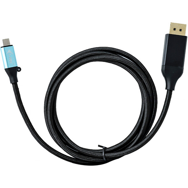 i-tec-USB-C-DisplayPort-kabel-4K-2m-cerny