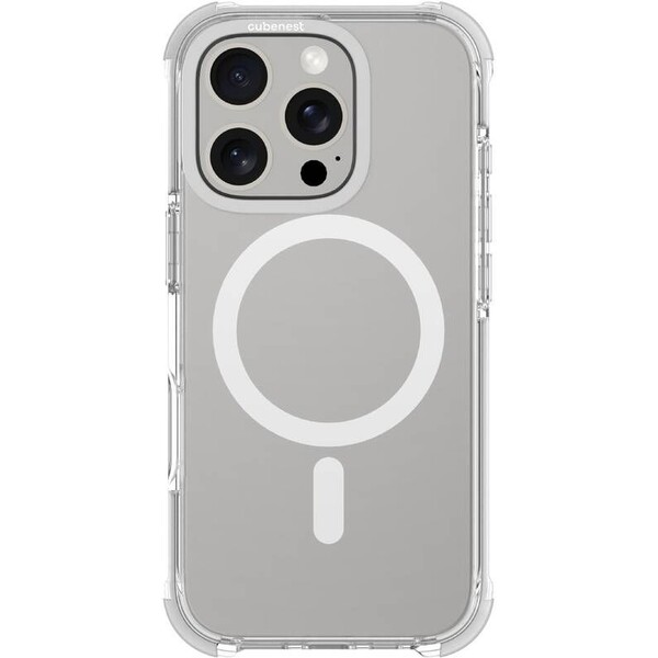 Cubenest-MagPro-Strong-Guard-kryt-iPhone-16-Pro-prirodni-titan