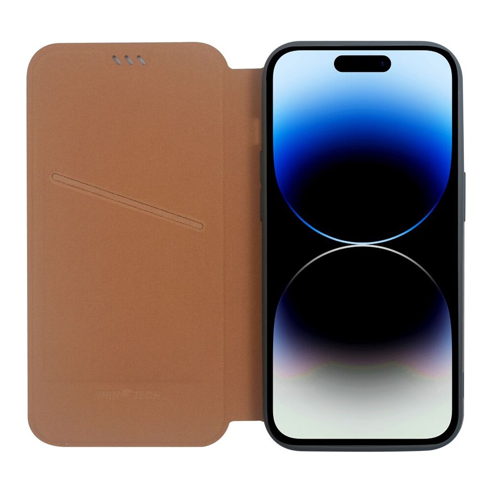 RhinoTech-flipove-pouzdro-Eco-Case-pro-Apple-iPhone-14-Pro-hnede