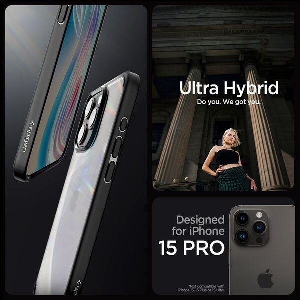 Spigen-Crystal-Hybrid-kryt-iPhone-15-Pro-matne-cerny