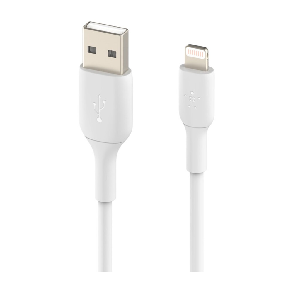 Belkin-BOOST-Charge-Lightning-USB-A-napajeci-kabel-2m-bily