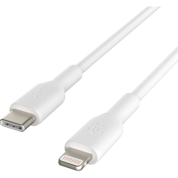 Belkin-BOOST-Charge-USB-C-Lightning-napajeci-kabel-1m-bily