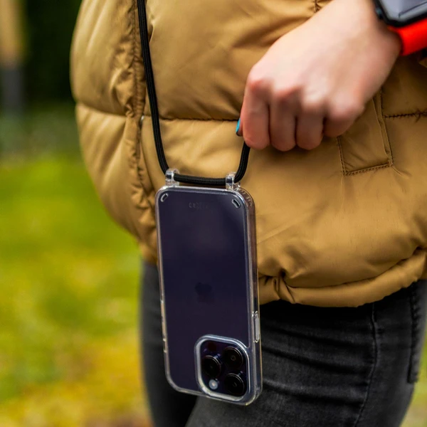 FIXED Pure Neck kryt s černou šňůrkou na krk pro Apple iPhone 13 Pro Max - Pouzdra - Obrázek F8Q1000601