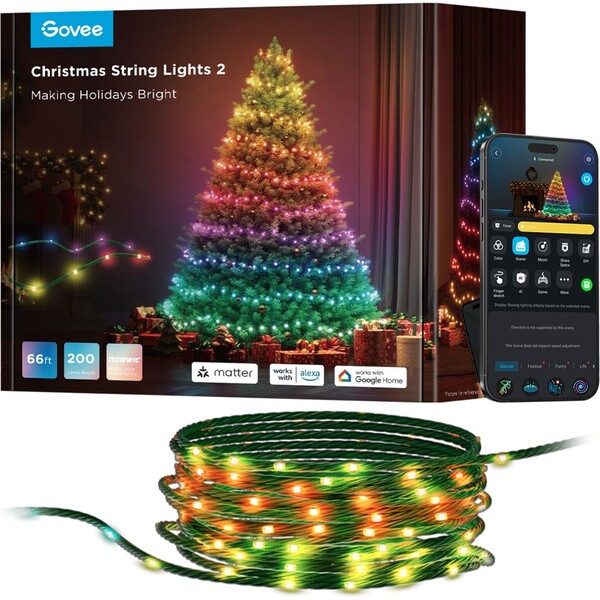 Govee-RGBW-Matter-osvetleni-pro-vanocni-stromek-20m-200-LED-zarovek
