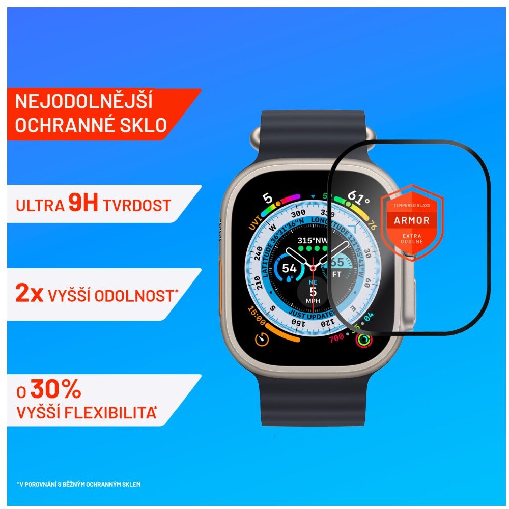 FIXED-Armor-premiove-tvrzene-sklo-s-aplikatorem-Apple-Watch-Ultra-49mm-cerne