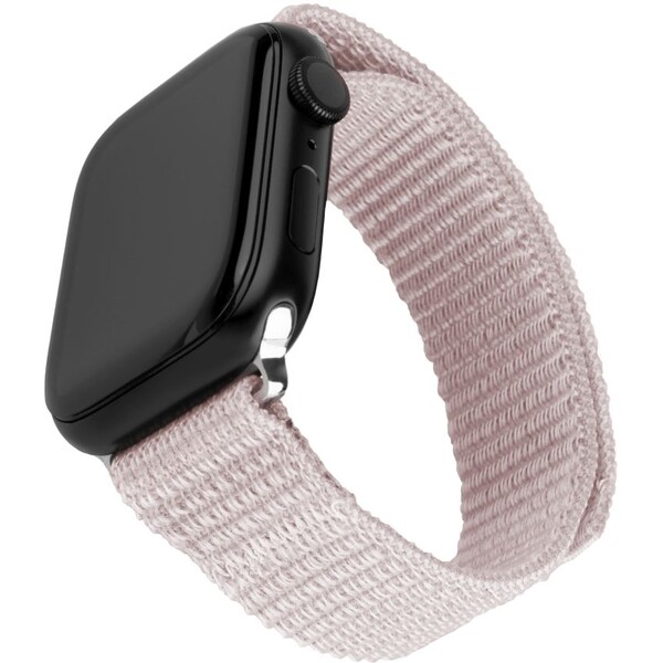 FIXED-Nylon-Sporty-Strap-reminek-Apple-Watch-42-44-45mm-ruzove-zlaty