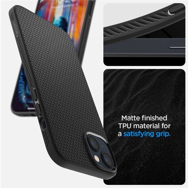 Spigen-Liquid-Air-kryt-iPhone-14-cerny
