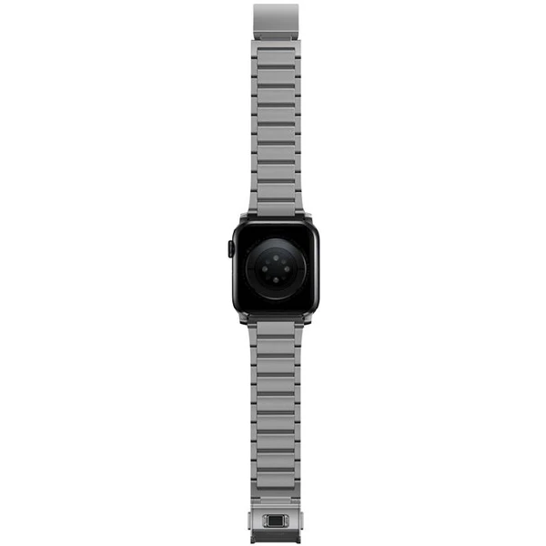 Nomad Titanium Band řemínek Apple Watch 49/45/44/42 mm stříbrný  - Řemínky - Obrázek FCPGF00101