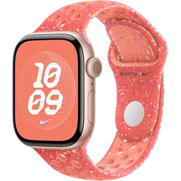 Apple-Watch-42-41-40-38mm-zhave-oranzovy-sportovni-reminek-Nike-M-L