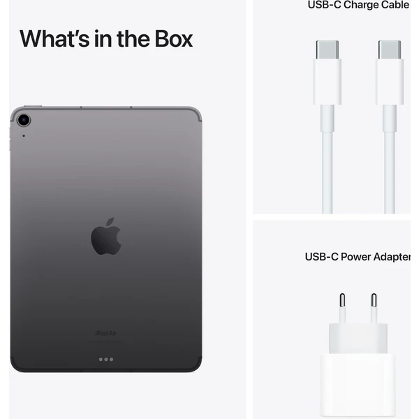 Apple iPad Air 256GB Wi-Fi + Cellular vesmírně šedý (2022)  - Tablety - Obrázek FGYX600301