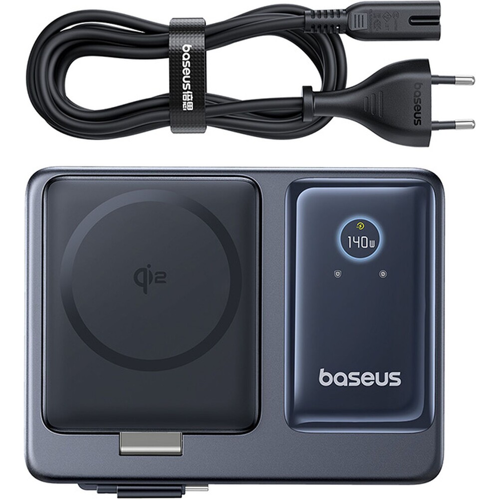 Baseus-Nomos-Qi2-nabijeci-stanice-140W-3xUSB-C-USB-A-s-vysuvnym-kabelem-USB-C-sitovy-kabel-1m-cerna