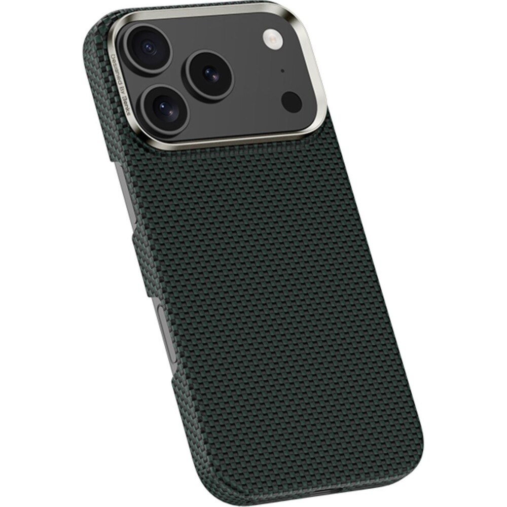 Benks-ArmorTint-Kevlar-MagSafe-kryt-iPhone-17-Pro-Max-PolarLight-Green