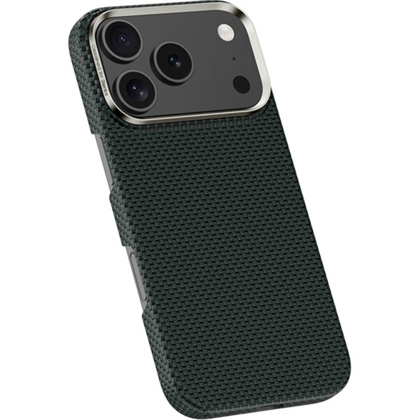 Benks-ArmorTint-Kevlar-MagSafe-kryt-iPhone-17-Pro-Max-PolarLight-Green