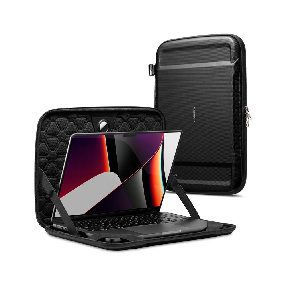 Spigen-Rugged-Armor-Pro-pouzdro-MacBook-Pro-16-M4-2024-M3-2023-M2-2023-M1-2021-cerne