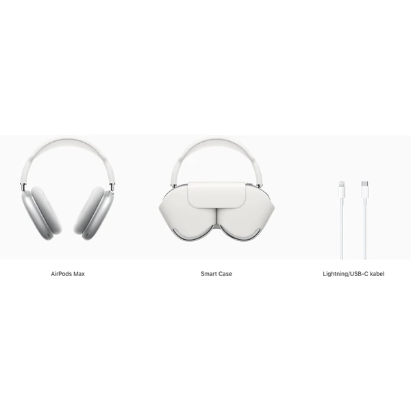 Apple AirPods Max bezdrátová sluchátka stříbrná - Sluchátka - Obrázek FLTM200401