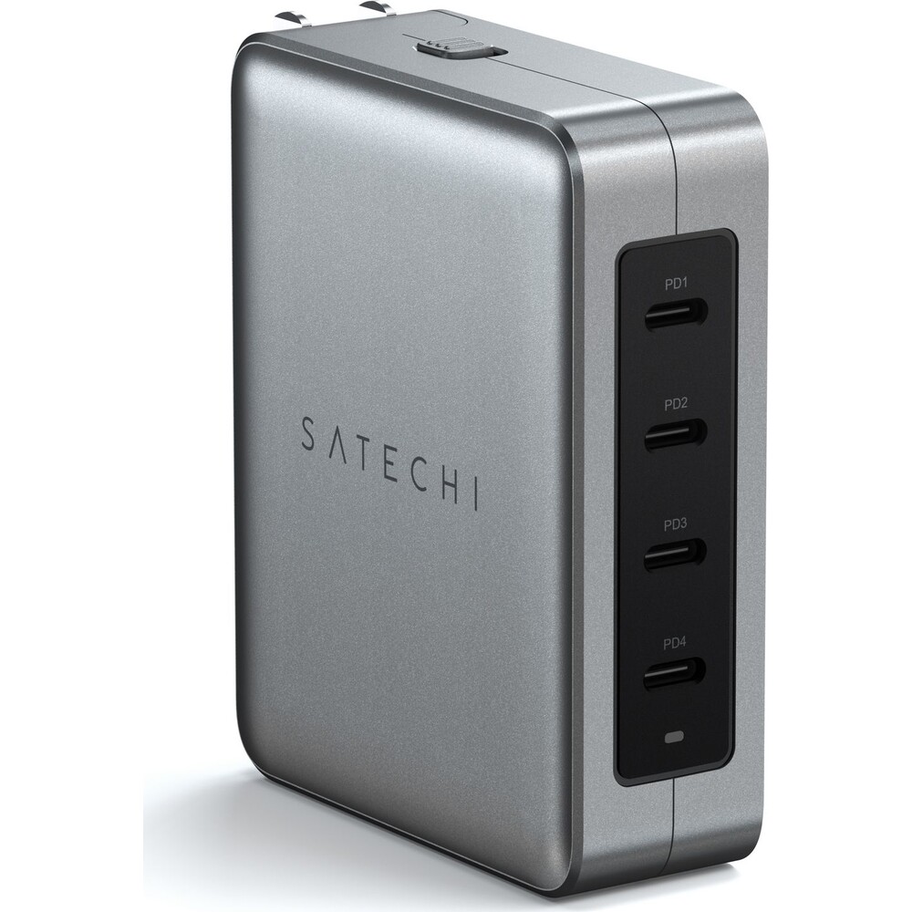 Satechi-145W-USB-C-GaN-cestovni-nabijecka-4x-USB-C-vesmirne-sedy
