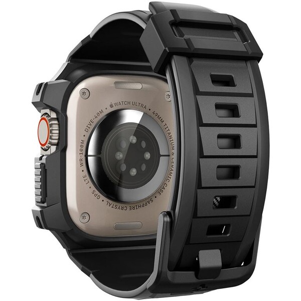 Spigen-Rugged-Armor-Pro-reminek-s-pouzdrem-Apple-Watch-Ultra-3-2-1-49mm-cerny
