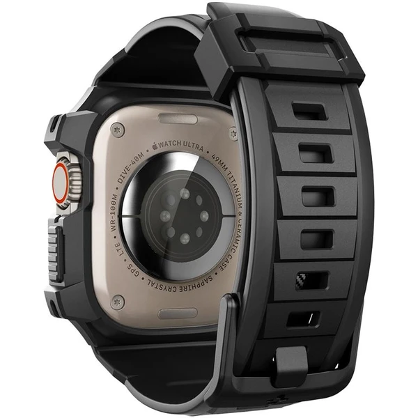 Spigen Rugged Armor Pro řemínek s pouzdrem Apple Watch Ultra 49mm černý - Pouzdra - Obrázek FTK0000N01