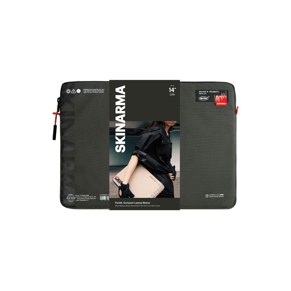 SKINARMA-Fardel-sleeve-pouzdro-pro-14-notebook-olivove-zelene