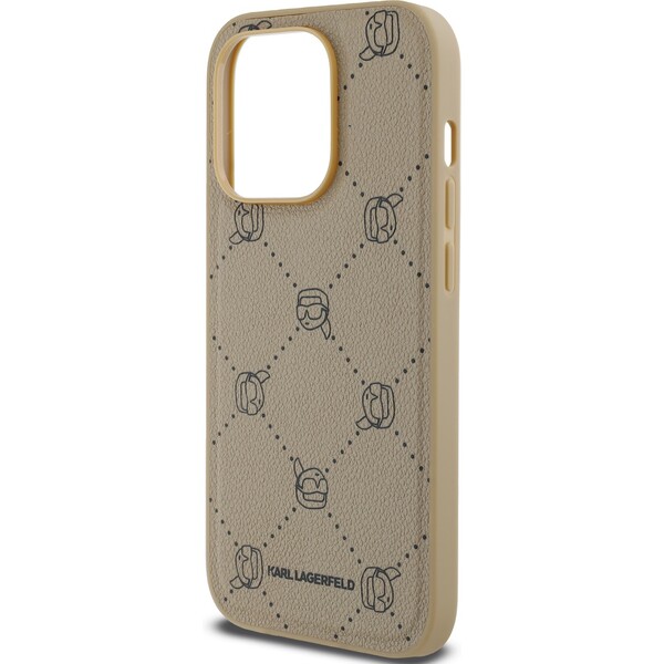 Karl-Lagerfeld-PU-Karl-Heads-Pattern-Magsafe-zadni-kryt-iPhone-14-Pro-Max-bezovy